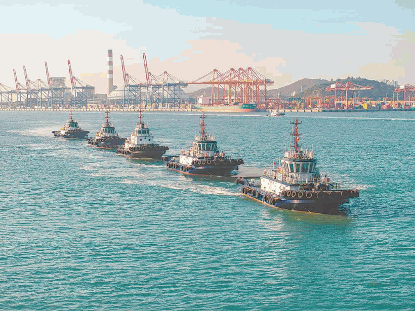 国内最大规模新能源拖轮船队在厦投用